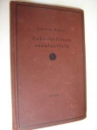 Aakkosellinen sanaluettelo - Deutsche Prosa und Dichtung