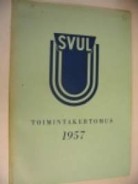 Suomen voimistelu- ja urheiluliiton toimintakertomus 1957