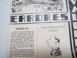 Errores 1935 - Sancta Valpurgis  - Åbo Akademis Studentkår -första maj publikation