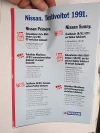 Auto uutiset 1991 nr 3 - Aro-Yhtymä Oy Asiakaslehti (Nissan, Chrysler)