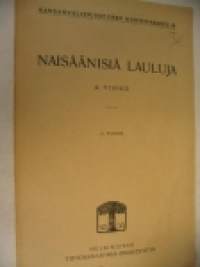 Naisäänisiä lauluja 4. vihko