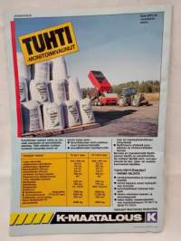 K-Maatalous kevättyökoneet esite v.1986
