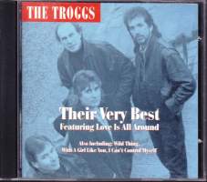 CD The Troggs - Their Very Best, 1995. Pickwick 300052. Featuring &quot;Love Is All Around&quot;. Katso kappaleet/esittäjät alta.
