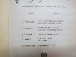 Menneiltä ajoilta - Valssivihko - Ur Gångna Tider - Valsalbum - Lintukauppias, Die Schönbrunner, Suutelovalssi, Gasparone