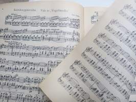 Menneiltä ajoilta - Valssivihko - Ur Gångna Tider - Valsalbum - Lintukauppias, Die Schönbrunner, Suutelovalssi, Gasparone
