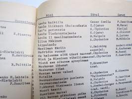 Agitprop lauluvihko - Ohjelmakeskus -kantaaottavia vasemmistolaisia lauluja noin 100 kpl
