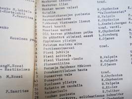 Agitprop lauluvihko - Ohjelmakeskus -kantaaottavia vasemmistolaisia lauluja noin 100 kpl