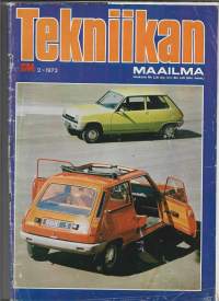 Tekniikan Maailma 1972 nr 2 / Moskvitsh Elite, Renault 4, Simca 1000, Wartburg 353,