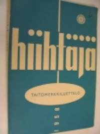 Hiihtäjä taitomerkkiluettelo 1958