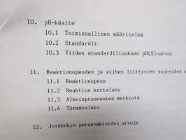Fysikaalisen kemian suureiden ja yksiköiden symbolit ja terminologia - Finnish manual of symbols and terminology for physicochemical quantities and units