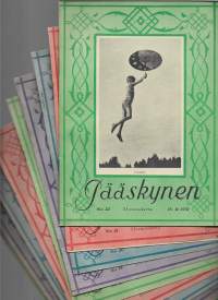 Pääskynen 1931 nrot 11-12,13-14,15-16,17,18,19,20,21 ja22  yht 9 lehteä