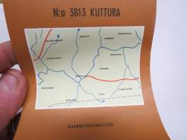Kuttura (nr 3813) - Topografinen kartta