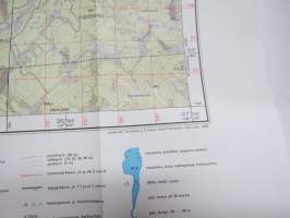 Kuttura (nr 3813) - Topografinen kartta