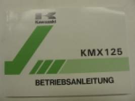 Kawasaki KMX125 (KMX125-B8) betriebsanleitung -käyttöohjekirja saksaksi