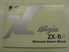 Kawasaki Ninja ZX-6R (ZX600-F2) Owner´s manual -käyttöohjekirja englanniksi