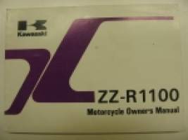 Kawasaki ZZ-R1100 (ZX1100-D5) Owner´s manual -käyttöohjekirja englanniksi