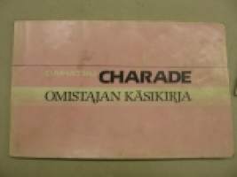 Daihatsu Charade -käyttöohjekirja