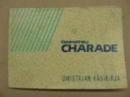 Daihatsu Charade -käyttöohjekirja 