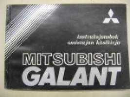 Mitsubishi Galant -käyttöohjekirja