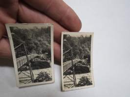 Peeps into Many Lands nr 13  Left &amp; Right - Bridge over Gorge, Launceston, Tasmania -Army Club Cigarettes - Camerascope -keräilykorttisarjaa