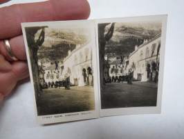 Peeps into Many Lands - Third Series nr 19 Left &amp; Right - Street Scene, Dubrovnik (Bagusa), Yogo-Slavia -Army Club Cigarettes - Camerascope -keräilykorttisarjaa