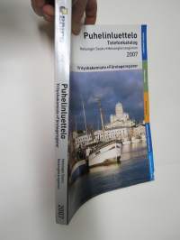 Helsingin Seutu (Helsinki) Eniro Puhelinluettelo 2007 yrityshakemisto