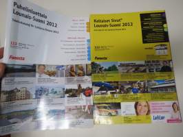 Lounais-Suomi Puhelinluettelo LOU 2012 + Keltaiset sivut Turku - Kemiö - Parainen - Salo -Vakka-Suomi Fonecta