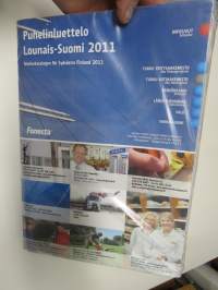 Lounais-Suomi Puhelinluettelo LOU 2011 + Keltaiset sivut Turku - Kemiö - Parainen - Salo -Vakka-Suomi Fonecta