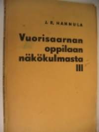 Vuorisaarnan oppilaan näkökulmasta III