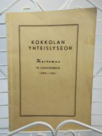 Kokkolan Yhteislyseo kertomus lukuvuodelta 1950-1951