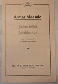 Joulun kellot  Armas Maasalo