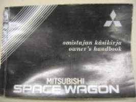 Mitsubishi Space Wagon 1987 -käyttöohjekirja