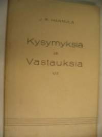 Kysymyksiä ja vastauksia VII