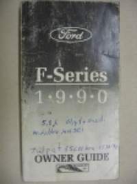 Ford F-series 1990 -käyttöohjekirja