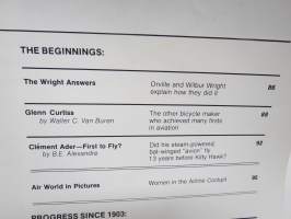 Esso Air World vol 30 - 1978 nr 4, The Wright answers, Glenn Curtiss, Clément Ader - The First Man to fly?, etc.