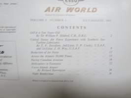 Esso Air World vol 8 - 1955 nr 1, Pacing Canadian Aviation, Cocos Islands Airport, Helicopters in Tasmania, etc.