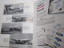 Esso Air World vol 8 - 1955 nr 1, Pacing Canadian Aviation, Cocos Islands Airport, Helicopters in Tasmania, etc.
