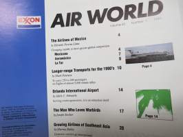 Esso Air World vol 43 - 1991 nr 1, The airlines of Mexico, Orlando Airport, etc.