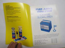 Fiat autotarvikkeet 1982 -myyntiesite