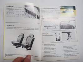 Fiat autotarvikkeet 1982 -myyntiesite
