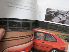 Toyota Corolla 1996 -myyntiesite / brochure
