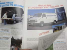 Fiat-Uutiset 1987 nr 3, kansikuva + haastattelu Markku Alén, Uno 60 Family, Ducato 10, Fiat &amp; HJK, Regatan potkua, käytetty Ritmo Lapissa, ym.