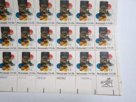 United States Postal Services 1978 - Photography USA 15c -postimerkkiarkki