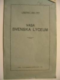 Vasa svenska lyceum läseåret 1920-1921