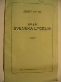 Vasa svenska lyceum läseåret 1922-1923