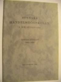 Svenska handelshögskolan i Helsingfors Årsberättelse 1933-1934
