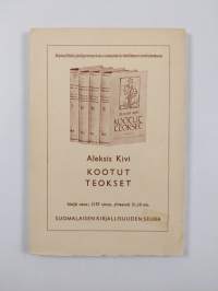 Aleksis Kivi 1860-1960 - Bibliografinen opas Kiven maailmaan ; tehty Aleksis Kiven seuran toimeksiannosta