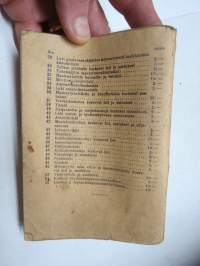 Moottoriajoneuvolaki v. 1938 painos (+ liitteitä) - Pieni lakisarja nr 33.