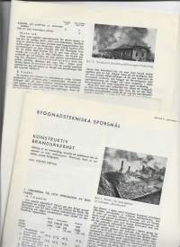 Konstruktiv brandsäkerhetet/ Arkitekten 1937   14 sivua