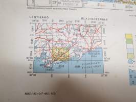 Karjaa - Karis - Suomen taloudellinen kartta 1947